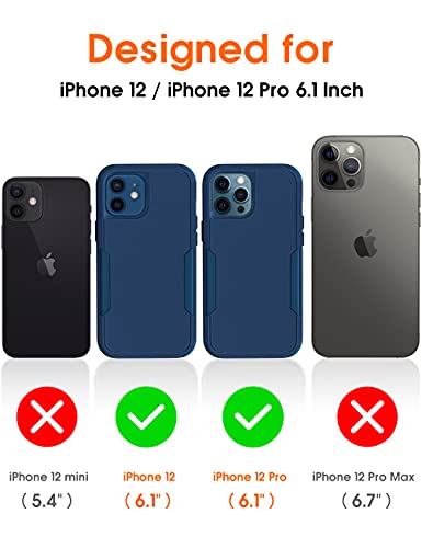 Quikbee Compatibile con iPhone 12/12 Pro Cover 6,1...