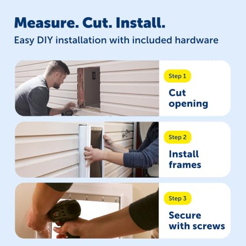PetSafe Wall Entry Pet Door, Small - image 7