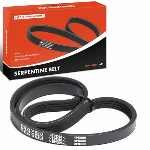 A-Premium 34.64 In Power Steering Engine Serpentine Drive Belt For Toyota Highlander 2004 2005 2006 2007, V6 3.3L, Gas Only