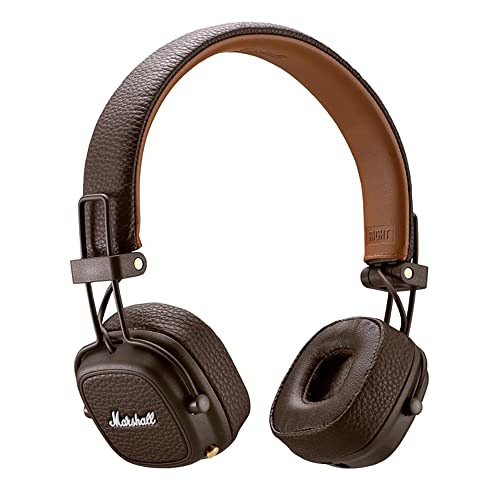 Marshall Major III Mobiles Headset Binaural Kopfband Braun - Mobile Headsets (Verkabelt & Kabellos, Kopfband, Binaural, Ohraufliegend, 20-20000 Hz, Braun)
