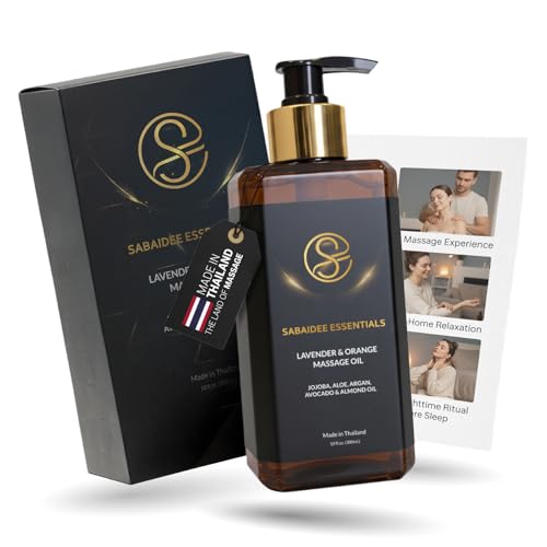 SABAIDEE ESSENTIALS Massage Oil - Lavender Oil & Orange 10
