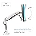 NB North Bayou Monitor Desk Mount Ultra Wide Full Motion Swivel Long Arm with Gas Spring for 22''-35''Monitors from 6.6 to 26.4lbs Height Adjustable Monitor Stand G70-W