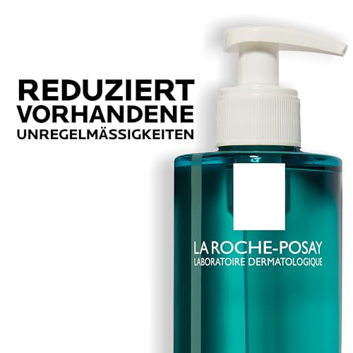 La Roche Posay Mikro-Peeling Reinigungsgel, Für Gesicht und Körper, Für unreine, fettige Haut, Sanft exfolierend, Mit LHA, Salicylsäure, Glycerin und Zink, 400 ml