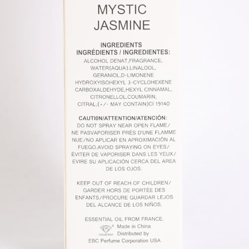 Image of Mystic Jasmine Women's Perfume Eau de Parfum Floral Woody Elegant Feminine Scent 100 ML 3.4 FL Oz