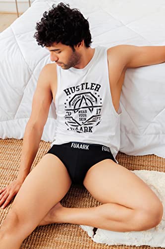 Image of FUAARK Men's Underwear Micro Modal Brief with Stretchy Fabric, Anti-Bacterial and Anti-Roll Waistband