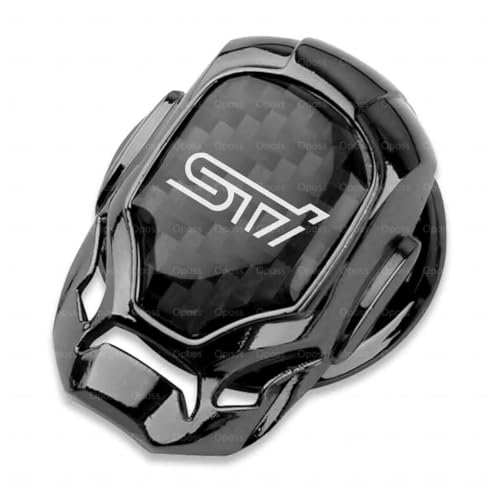 スバル STI エンジンスタート レヴォーグ レガシィ フォレスター インプレッサスポーツ XV B4 BRZ G4 イグニッション スイッチ プッシュボタン プッシュスタートボタンカバー(STI)