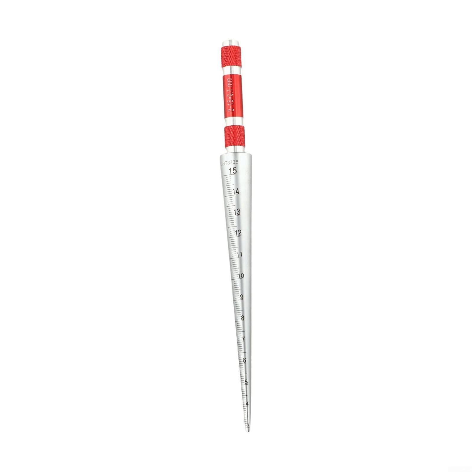 Jauge Conique 1-6.5mm Acier Carboné Nickelé Précision(15-30mm)