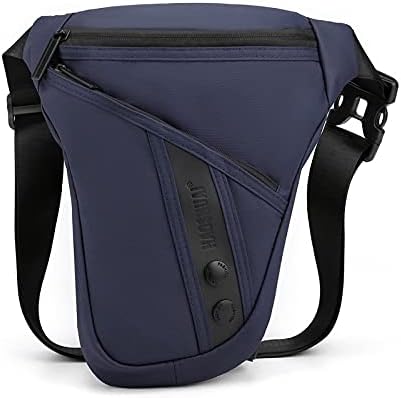TTSJSM Marsupio Gamba Moto,Marsupio Moto da Gamba Borsa a Tracolla a  Tracolla a Tracolla a Tracolla Multiuso in Nylon in Nylon a Tracolla a  Tracolla a Tracolla (Color : A Blue) :