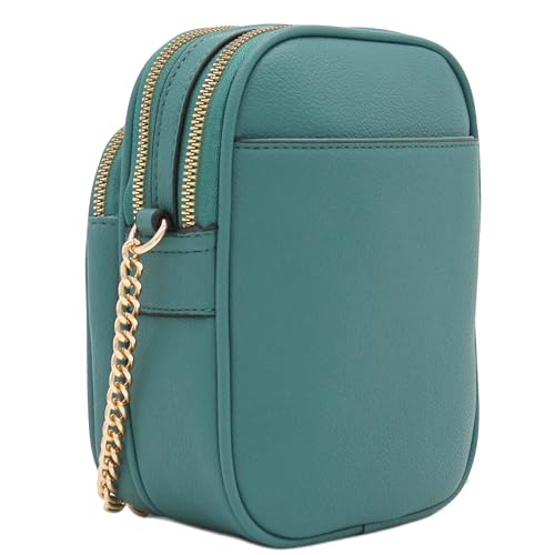 Image of FashionPuzzle Multi Pocket PU Leather Casual Medium Crossbody Bag with Adjustable Strap