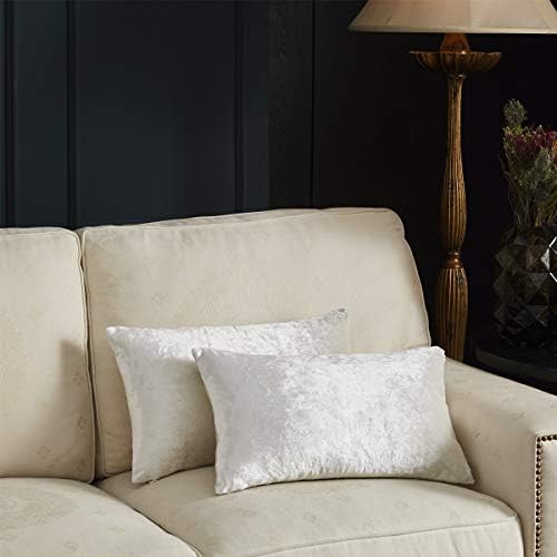 GIGIZAZA Gold Cushion Covers 60cm x 60cm Velvet Decorative Square Throw Pillowcases for Bedroom Sofa Living Room 24x24 Inches 2 Pack