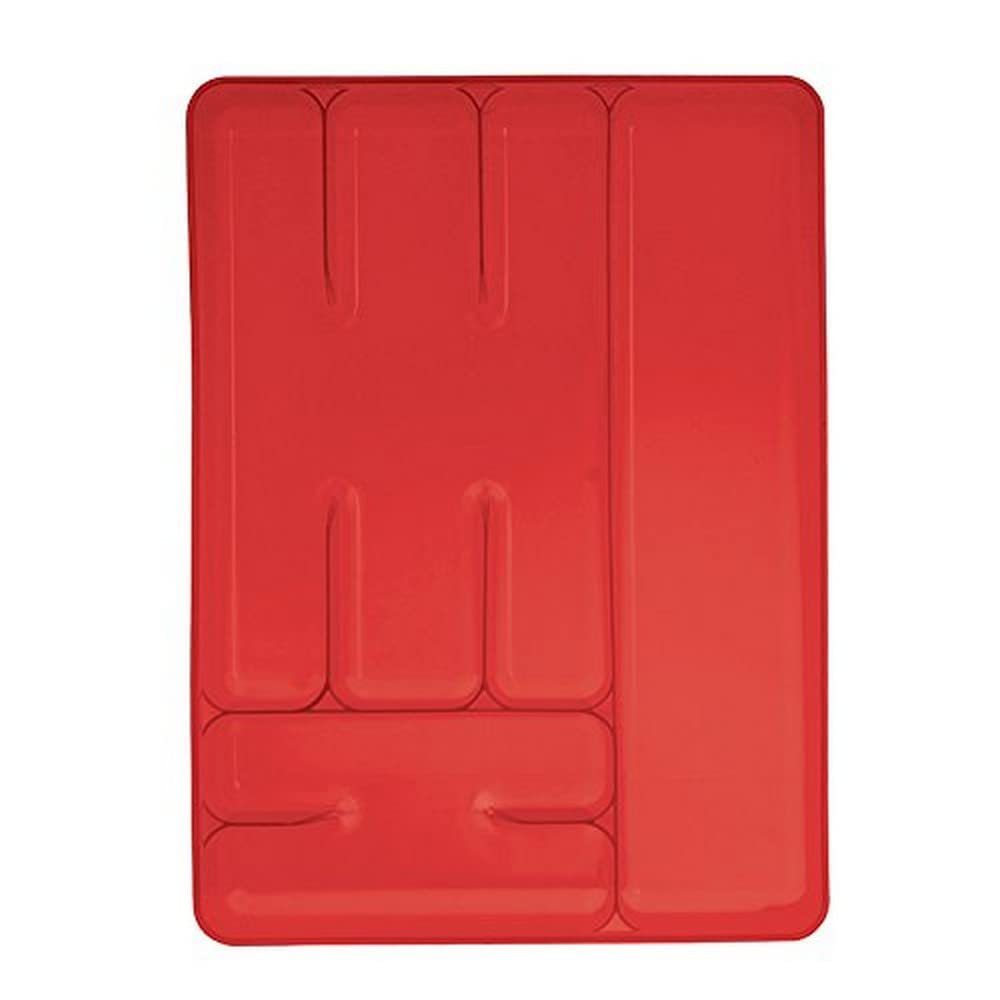 Excèlsa "Rainbow" 6 Compartments Red Cutlery Tray
