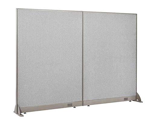 GOF Freestanding Office Partition, Large Fabric Room Divider Panel, 96" W x 72" H