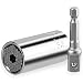 Produktbild Steckschlüssel Universalschlüssel Universal Nuss Multifunktions Handwerkzeuge Geschenk für Männer Reparatur Werkzeuge 7-19mm mit Adapter