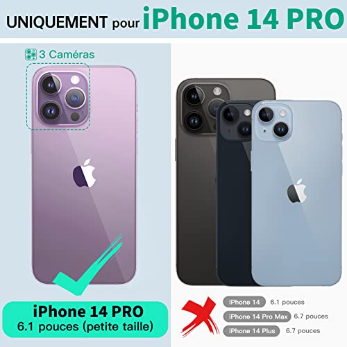 Protection militaire 360 coque étanche iPhone 14 Pro