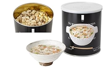 Amazon | サバイバルフーズ 洋風とり雑炊3缶+洋風えび雑炊3缶[6