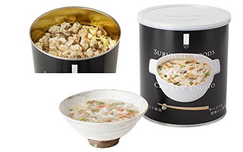 Amazon | サバイバルフーズ 洋風とり雑炊3缶+洋風えび雑炊3缶[6缶
