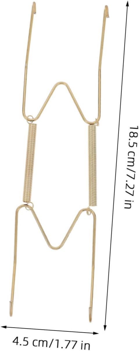 W Shaped Decorative Plate Hooks 10pcs Steel Wall Hanging Hooks
