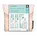 SUAVINEX Neceser Tela de Viaje para Bebés con Baby Cologne, Loción Hidratante, Crema Pañal y Gel-Champú Espumoso, Formato Viaje, Rosa, 4 Productos