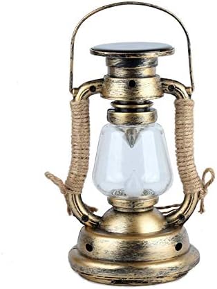 Table Lamp Modern Gold LED Solar Table Lamps Candle Light Outdoor Candlestick Lamp Waterproof Garden Lights Hanging Lamps Home Decor