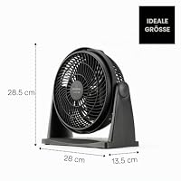 Luftkreislauf Libonotos (FA6001), Schwarz, Ø 25 cm – Ansicht 7