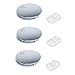 Produktbild Viega Set 3 | Domoplex Abdeckhaube (3 Stück) verchromt Durchmesser 75mm, Modell: 6930.0 und Haarsieb (3 Stück)