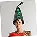 TEHAUX Wizard Hat Peasecod Shape Costume Accessory for Halloween Parties Fun Cosplay Prop for All Ages Design for Festivals and Photoshoots
