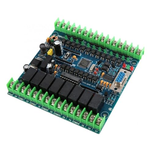 Placa PLC FX2N-20MR controlador industrial DC24V con contador de alta velocidad para automatización