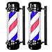 Obracanie Fryzjer Biegun Wodoodporny Fryzjer LED Lights Wall Mountable Slim Spinning Light Red Biały Blue Classic Style Barber Słup Salon Fryzjer, 28"/ 71cm,Blue,2pcs