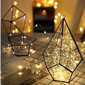 JMTGNSEP Mini Battery Powered String Lights, Battery Operated Fairy Lights for Bedroom, Christmas, Parties, Wedding, Centerpiece, Decoration (5m/16ft) (Warm White)