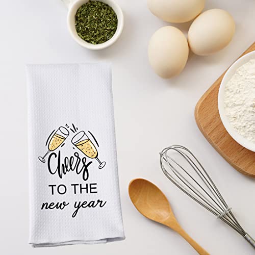 PWHAOO-New-Years-Eve-Party-Kitchen-Towel-Cheers-to-The-New-Year-Kitchen-Towel-Happy-New-Year-Gift-The-New-Year-T