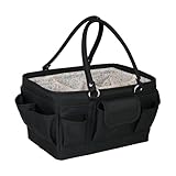 Everything Mary Deluxe Collapsible Store & Tote Organizer with Handles – Multipurpose Storage for Diapers, Snacks, Crafts, Toys, Office Supplies & Everyday Essentials
