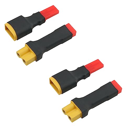 4PCS Adaptador Conector XT30 a JST Negro miniatura 1