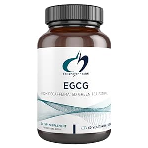 Designs for Health EGCg – Decaffeinated Green Tea Extract (225mg) + Polyphenols Antioxidant Supplement – Non-GMO Vegan…
