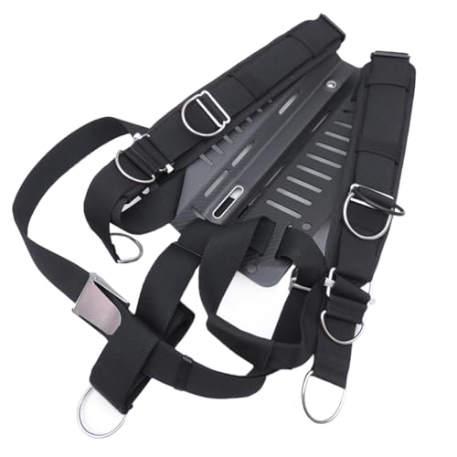 RNXRZANK Diving Backplate and Harness Hardware Comfortable Portable BCD Holder Scuba