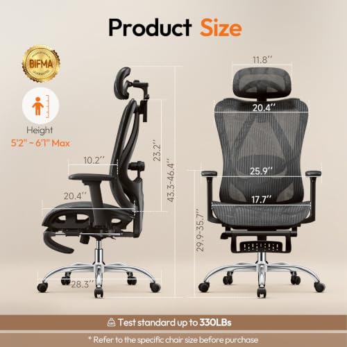 professional ergonomic chair reviews and ratings product image