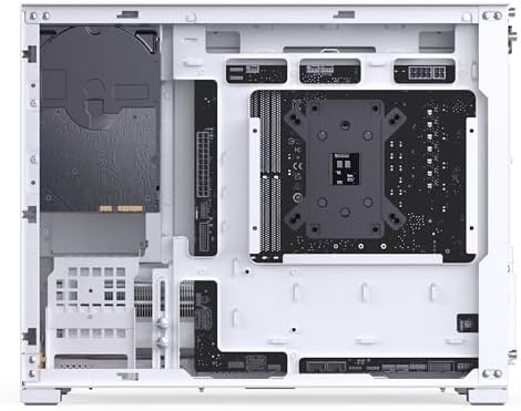 Jonsbo D32 PRO Bilgisayar Kasası, Beyaz – Kompakt mATX Kılıf, Arka Bağlantı Desteği, Temperli Cam, Toz Filtreleri ve Yüksek Kaliteli Soğutma - Görsel 2