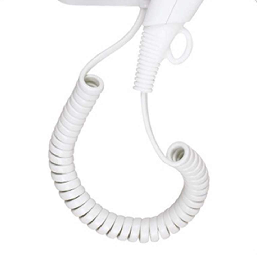 HAEGER HOTEL DRYER - Secador de Pelo con Soporte Pared, 1200W de potencia, 1 velocidades - tomada elétrica internacional, 1 Velocidad y 1 nivel de temperatura