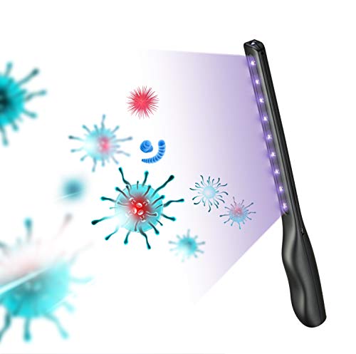 Preisvergleich Produktbild Leadmax Tragbarer UV-Desinfektionsstab, Urindetektor für Haustiere, wiederaufladbare UV-Desinfektionslampe, eingebaute Taschenlampe,Scanum den Keim abzutöten, kompakt für Haushalt und Reisen