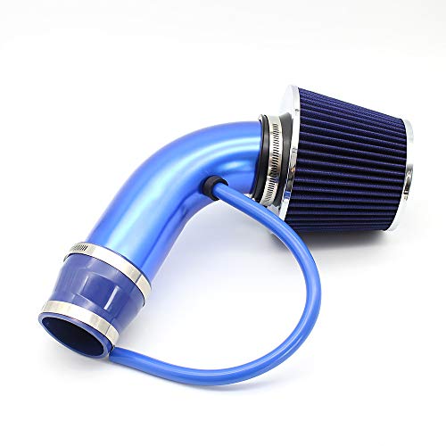 RASNONE 3 Inch Universal Cold Air Intake Kit, Aluminum Induction Flow Hose Pipe Kit with Air Filter (Blue) by RASNONE - Image 7