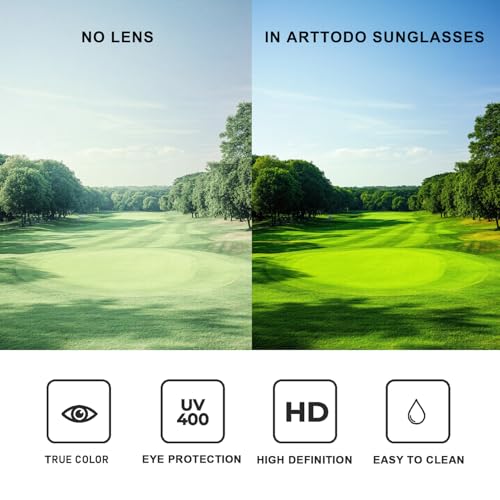 Polarized Golf Sunglasses for Men Women