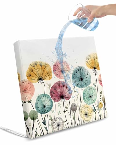 Hokiten Spring Floral Outdoor Cushion Chair Cover Set of 2 - Waterproof Couch Seat Covers, Modern Abstract Art Farmhouse Botanical Patio Furniture Protector Cushions Slipcovers for Sofa/RV, 22