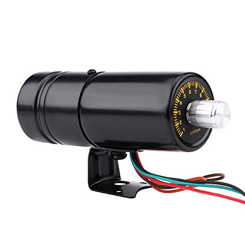Shift Light Tachometer,11000Rpm Car Motorcycle Adjustable Red Led Tachometer Tacho Gauge Shift Light #TOP6