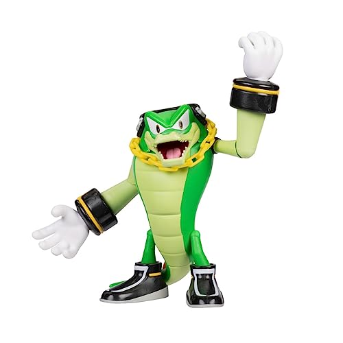 Sonic The Hedgehog 4" Articulated Action Figure Collection (Vector), Multicolor, 4 Inch - Image 4