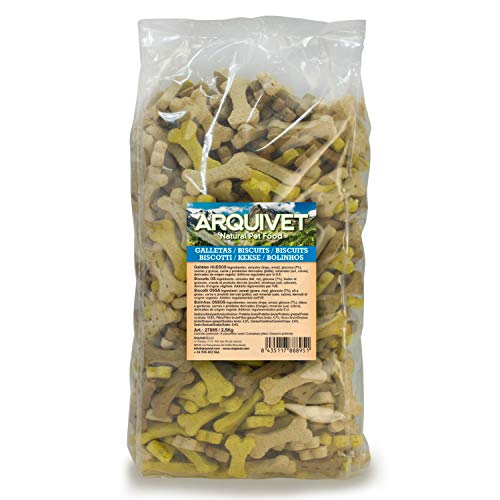 ARQUIVET Biscotti 'Ossa' - 2,5 Kg - Snack e Premi per Cani
