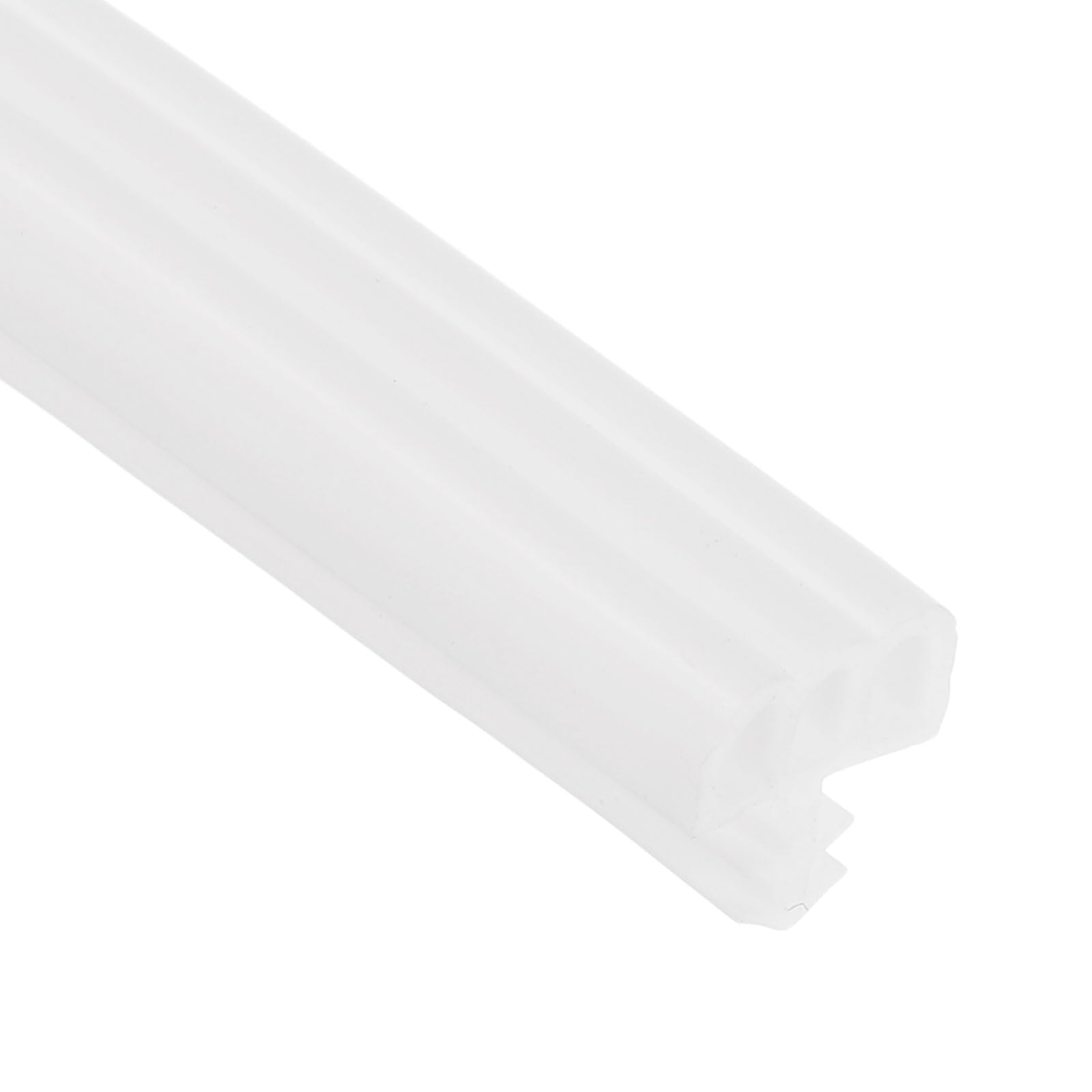 Nexarelle Kerf Weather Stripping Seal Strip (5m x 9mm) - Three Door Shape Kerf Noise Reduction Rubber Flange Window Weatherstrip Seal for Door Frame Windows Card Slot, White