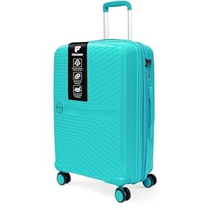 Feelway Travel 3-Piece Hard Side Luggage Set Durable, Expandable Design with 360° Double Spinner Wheels, TSA Lock, Telescopic Handle, Secure Zipper (Blue, 20″)