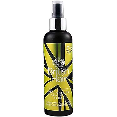 British Hair Professional Texturising Sea Salt Spray - Styling Spray Perfect for Beach Waves and Curls (200ml) Cover
