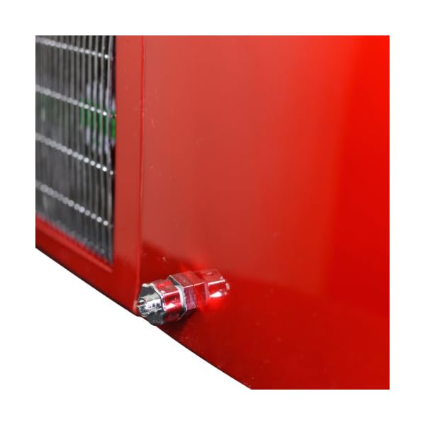 NewAir Portable Ice Maker 50 lb. Daily Red 3 Size Bullet Shaped Ice