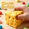 Cheese Squishy Stress Relief Original Sensory Food Squishy Stress Relief Fidget Toy Stress Balls for Adults (Yellow-1PC) #4