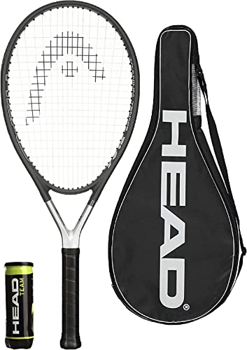 HEAD Ti S6 Tennis Racket, inc Protective Cover & 3 Tennis Balls (L3 (4 3/8"))